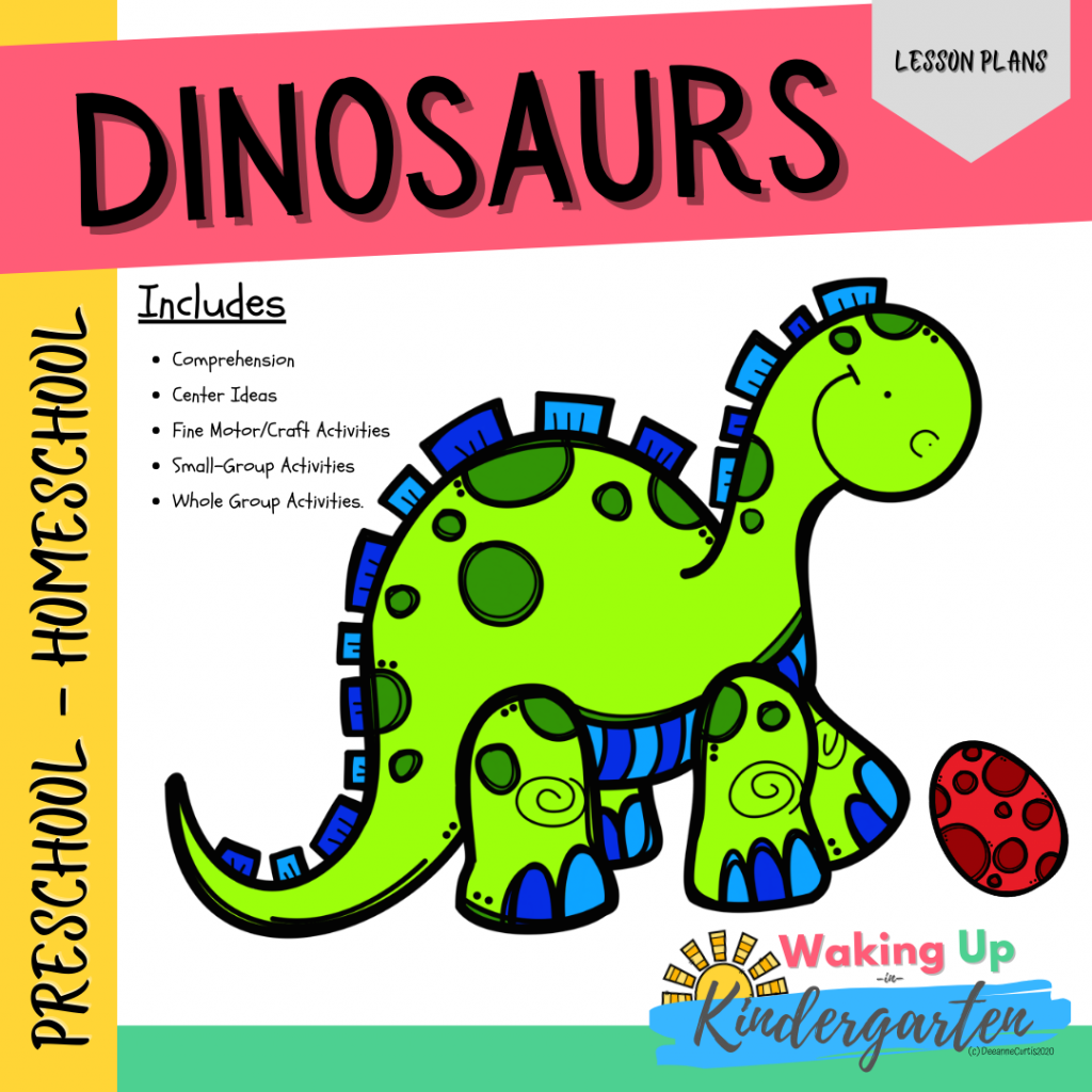 dinosaurs preschool unit