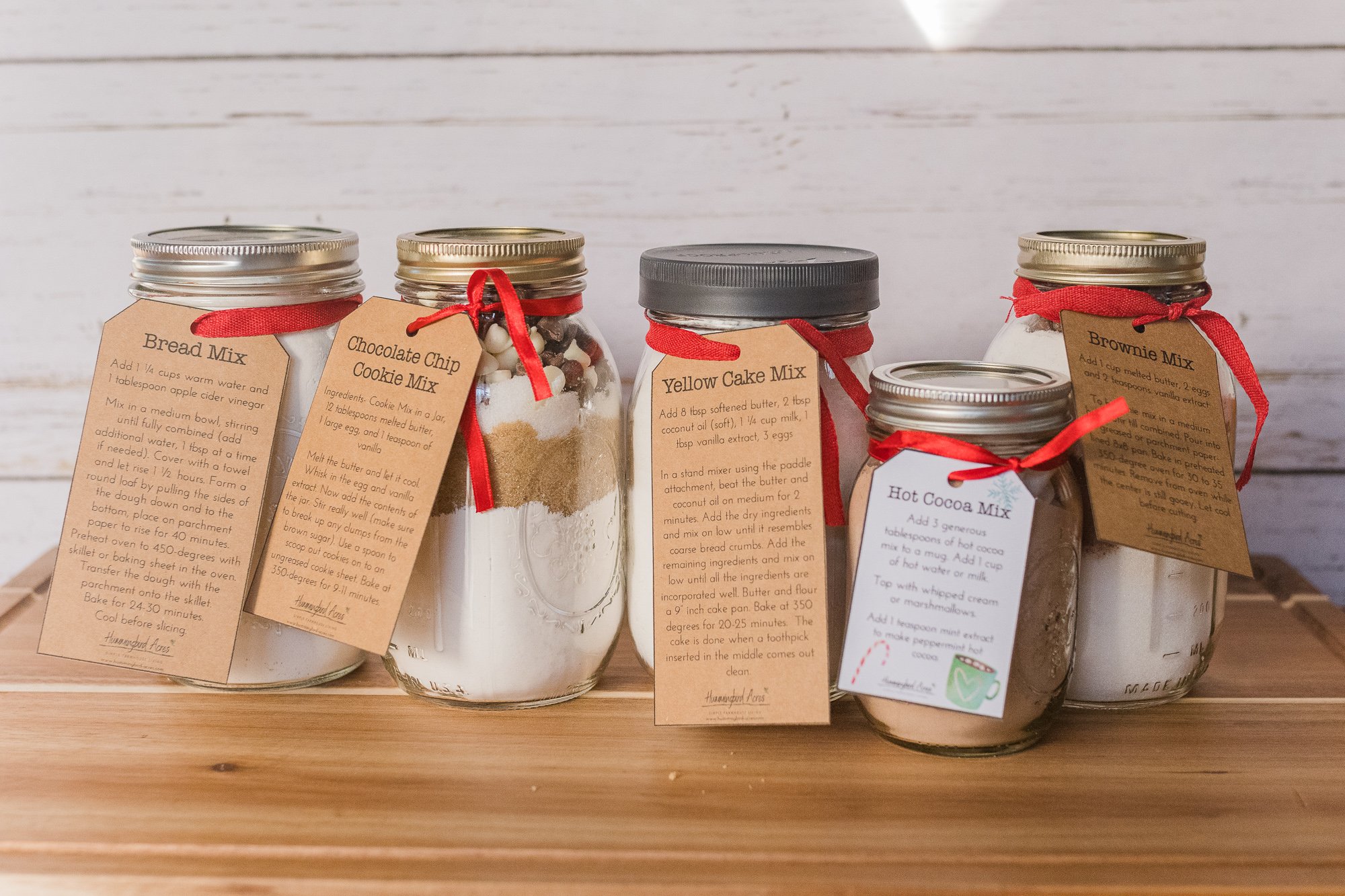homemade gifts in a jar