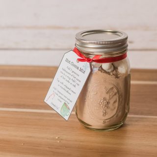 hot chocolate in a jar
