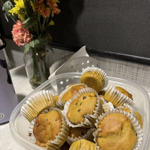 sourdough pumpkin muffins
