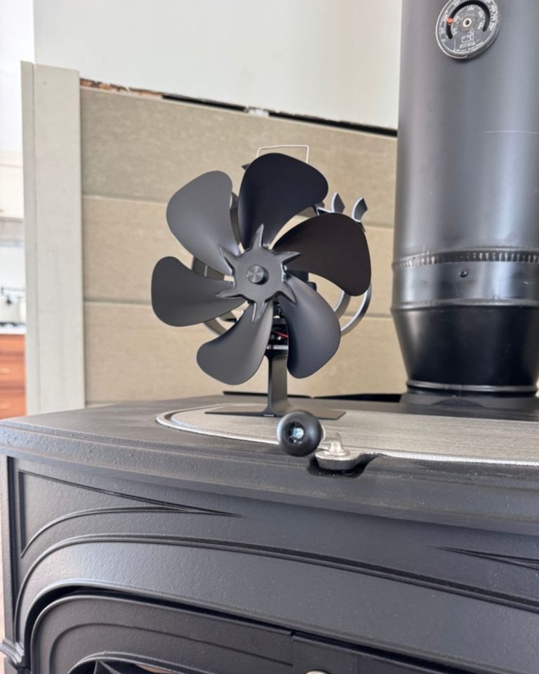 Real-Life Use of an Oscillating Wood Stove Fan